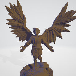 ange-3d.png Fichier STL gratuit figurine d'ange・Plan pour impression 3D à télécharger