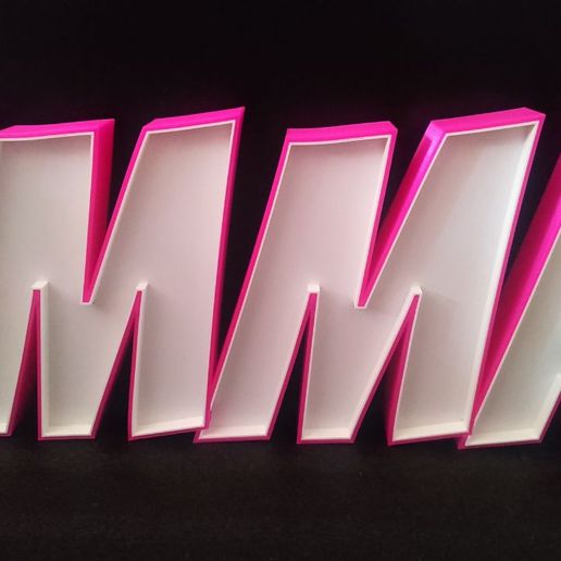 WRITING LED RGB EMMA 3D model