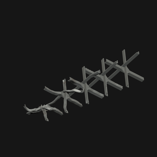 IMG_1364.png hedgehog Czechoslovakia / destroyed by belts for model on maps / undamaged-destroyed