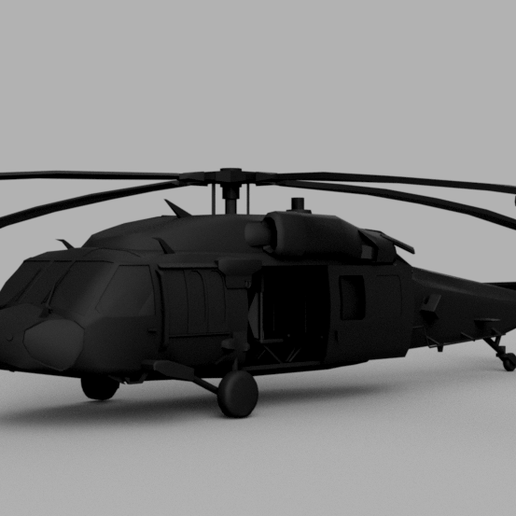 Sikorsky UH-60 Black Hawk 3D model