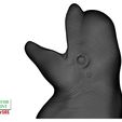 Beluga-Pen-Holder-color-13.jpg Beluga whale hollow pen holder 3D printable model