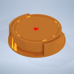 DB-Assembly.jpg Archivo STL DRAGON BALL COASTER・Plan de impresión en 3D para descargar