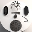 3.jpg Virus Bacteriophage miniature 3D print model