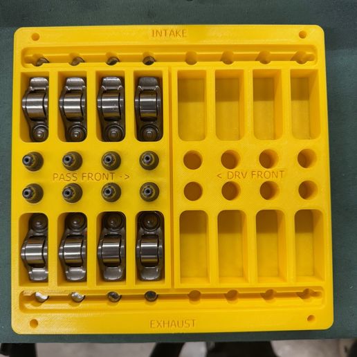 🧰 FA20 Cam Rocker Organizer・ STL File for 3D printing・Cults
