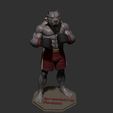 ZBrush Documentjj.jpg STL-Datei Hundekämpferin・Design für den 3D-Druck zum Herunterladen