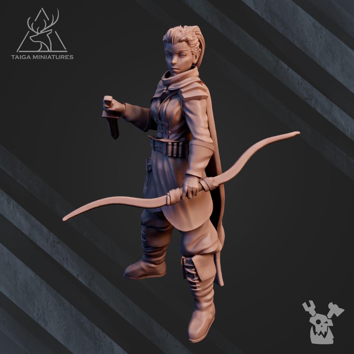 archer.jpg Archivo 3D Héroe de fantasía: Arquera・Modelo de impresión 3D para descargar, DakkaDakkaStore