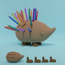 untitled.jpg Файл STL Карандашный ежик・3D-печать дизайна для загрузки