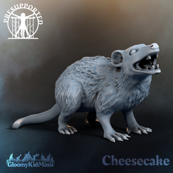 cheesecake.png Free STL file Cheesecake O'Possum・3D printable object to download