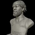 02.jpg 3D portrait of Anthony Davis with finals look 3D print model