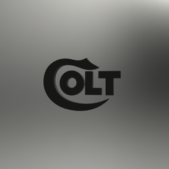 1.png Télécharger le fichier gratuit Logo Colt stl + FICHIER STEP ! • Objet à imprimer en 3D, HemiStrowman