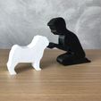 IMG-20240322-WA0026.jpg Boy and his Pug for 3D printer or laser cut