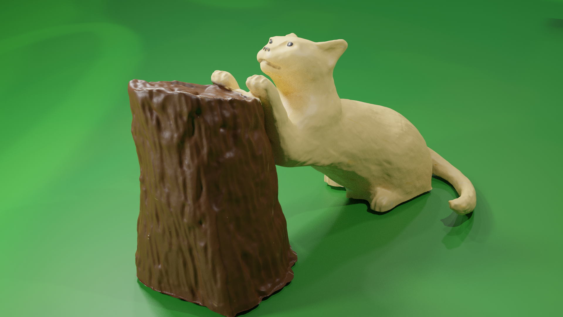 chat-griffe-1.png Télécharger le fichier STL Tree Cat • Objet à imprimer en 3D, motek