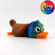 Flexi-Duck-Remb-Studios-10.png Cute Flexi Duck | Print-in-place | No Support