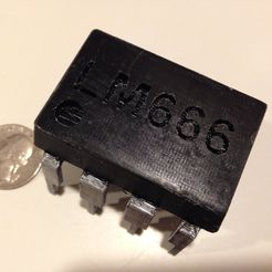 LM666_pic1.jpg Fichier STL gratuit LM666 Timer Chip (puce de minuterie)・Objet pour imprimante 3D à télécharger