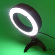 1.png LED ring light on tripod - 3D printing - https://youtu.be/zUDaBUE4kjs