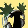 daisy-1.jpg Cute daisy ears headphone decor, flower headset attachment