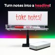 Mini-memo-billboard-by-Designivore-03.jpg Mini Memo Billboard – Desktop Dry Erase Board