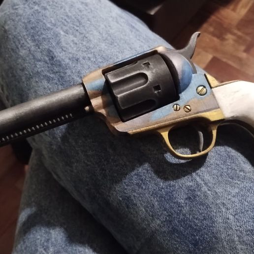 😵 Cattleman Revolver - Colt Model 1873 Single Action Army Revolver・3D ...