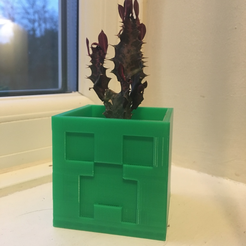Capture d’écran 2018-02-01 à 10.31.40.png Free STL file Minecraft Creeper Planter / Pot・3D printable design to download, ranibizumab