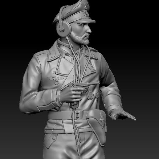 🪖 Tank Commander(Picture Coloured With AI Only)・ STL File for 3D ...