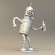 00.jpg Bender pose de pie 3 - Futurama