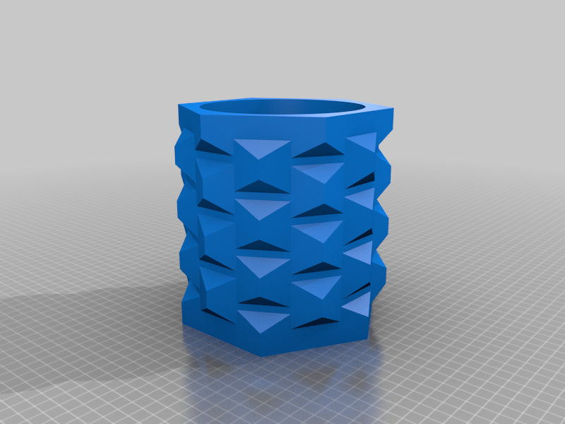 Hexagonal_Planter_160x120.png Fichier STL gratuit Vase à fleurs hexagonal・Design à télécharger et à imprimer en 3D, JackHydrazine
