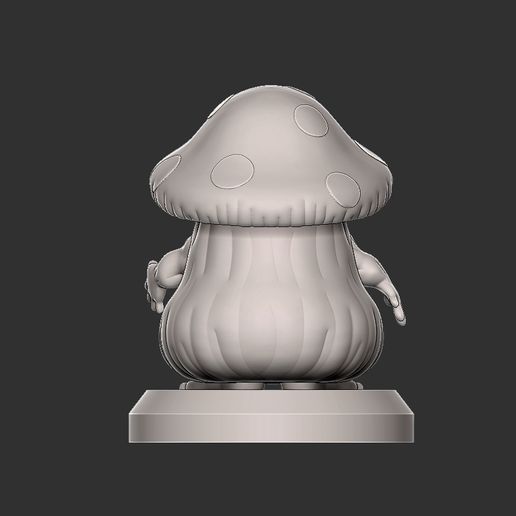 ZBrush-Document5.jpg вражеский гриб миниатюра