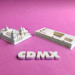 zocalo-cover.jpg Free 3D file Zocalo - Mexico City pt. 1・Template to download and 3D print