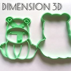 hipopotamo-mi-dimension-3d.jpg STL file HIPPO CUTTER AND MARKER-HIPPO CUTTER AND MARKER・3D printing idea to download
