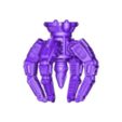 SuturusPattern-ProjectStyx-Component-BattleClaw2-4Claws-45Degrees.stl Project Styx Battle Claws and Chain Weapons For Project Quixote and Questing Knights