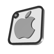 ap2.png Apple Logo Keychain
