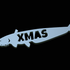 Keychain-set-2.png xmas / christmas catfish fish keychain / pendant