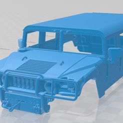 Hummer-H1-Wagon-1.jpg Télécharger fichier Hummer H1 Wagon Carrosserie imprimable • Modèle pour imprimante 3D, hora80