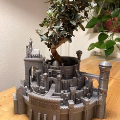 20211221_145549986_iOS.jpg STL file Castle Planter・3D print design to download