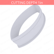 Almond~4.25in-cookiecutter-only2.png Almond Cookie Cutter 4.25in / 10.8cm