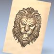 lion_head1.jpg Бесплатный STL файл lion head・Дизайн 3D принтера для загрузки