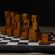 3.png Minecraft Figure Chess Set - TnT Minecraft Character