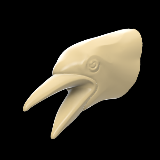 Crow guitar 3D model