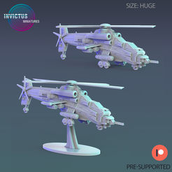 IM-Jungle-Helicopter.png Jungle Helicopter ‧ Sci-Fi Miniature ‧ Wargame Miniatures ‧ Tabletop 3D Model ‧ RPG Miniature ‧ Cyberpunk Construct ‧ Steampunk War Machine ‧ STL FILE
