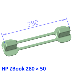 Rehausseur_HP_ZBook_280×50.png Fichier STL gratuit Rehausseur PC Portable HP ZBook 280 × 50・Design imprimable en 3D à télécharger