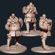 moine-zbrush-vignette.jpg STL file Monk Warrior / Moine Guerrier・3D printer model to download