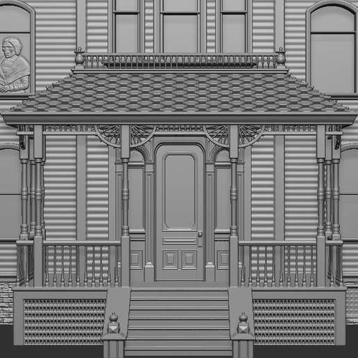 norman bates house drawing