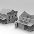 sherrif-office-breakout.800.jpg Wild West Alamo Sheriff Office - by WOW Buildings - 3D Printable STL. Wargaming, Diorama, Railroading, Scale Model