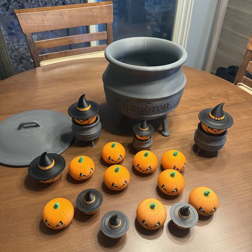 🎃 Witch's Cauldron Candy Bowl – 5-Liter Halloween Container