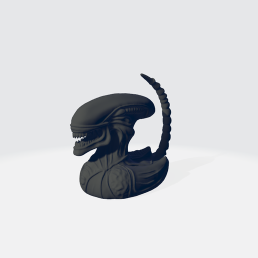 👽 Alien xenomorph duck - 3d model・ STL File for 3D printing・Cults