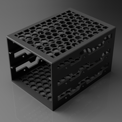 hdd3.png STL file HDD Cage - 3 Bay・3D printing template to download, LeviDT