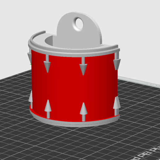 Mini Snare Drumstick Holder | Wall-Mounted Drumstick Rack (2 Sticks) Pen Holder| Printable Drum Decor