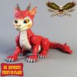 1.jpg FLEXI RED DRAGON | PRINT-IN-PLACE | NO-SUPPORT CUTE ARTICULATE
