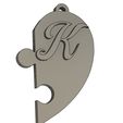 RHS-K-render.jpg Monogram Heart Puzzle Keychain RHS K