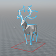 2017-07-11_17h05_38.png Fichier STL gratuit cerf lowpoly・Design à télécharger et à imprimer en 3D